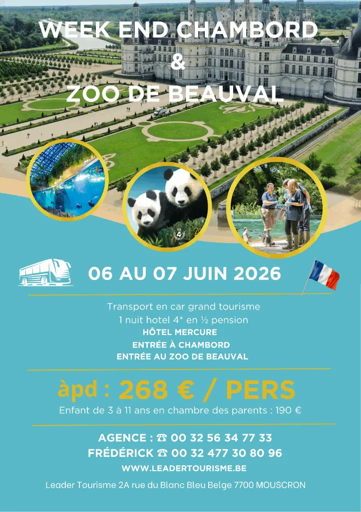 zoo de beauval et chambord juin 2026 leader tourisme .webp