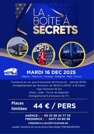 La boite à Secrets | Mardi 16 décembre 2025